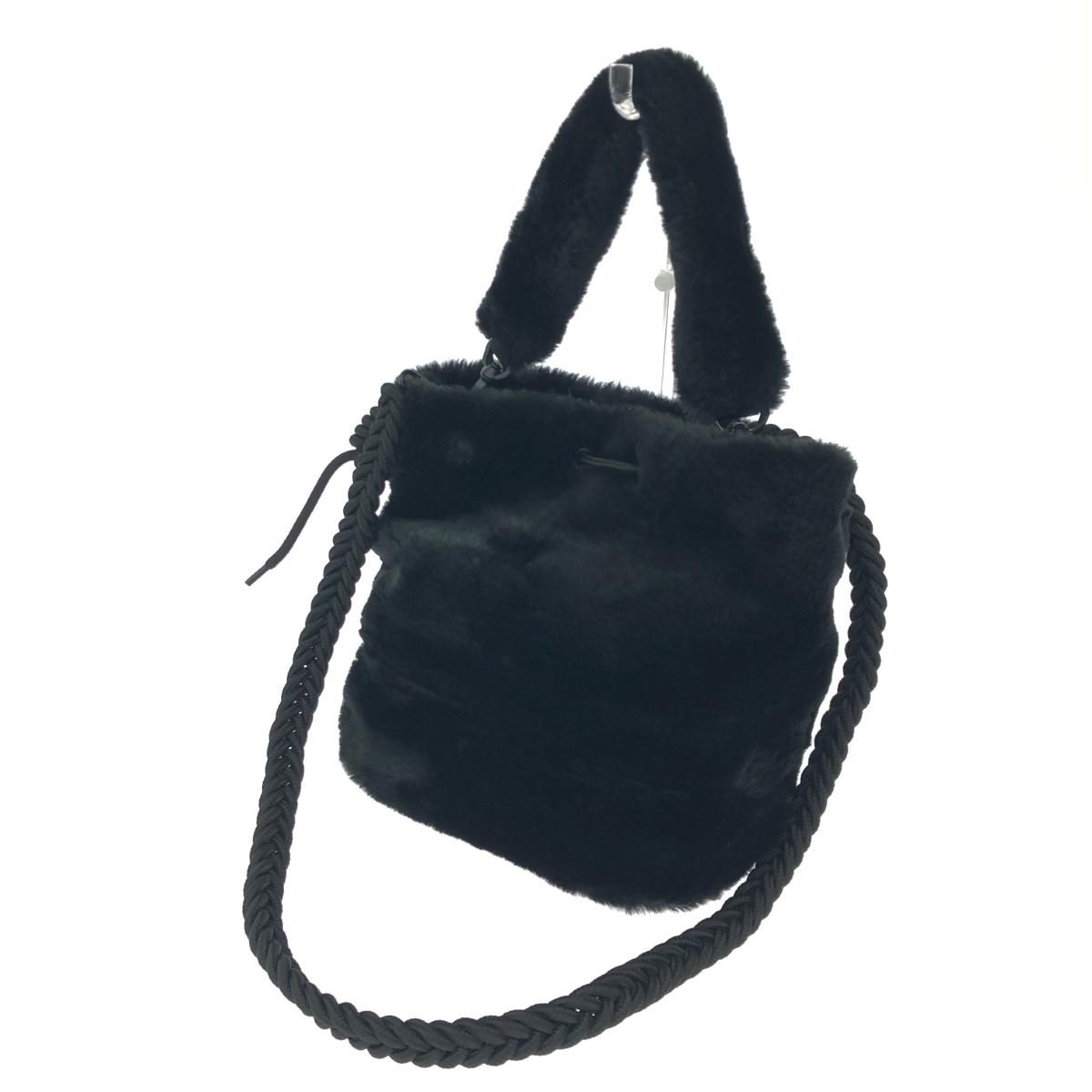 Onitsuka Tiger オニツカタイガー 2WAYショルダーバッグ ロゴ刺繍 ボア