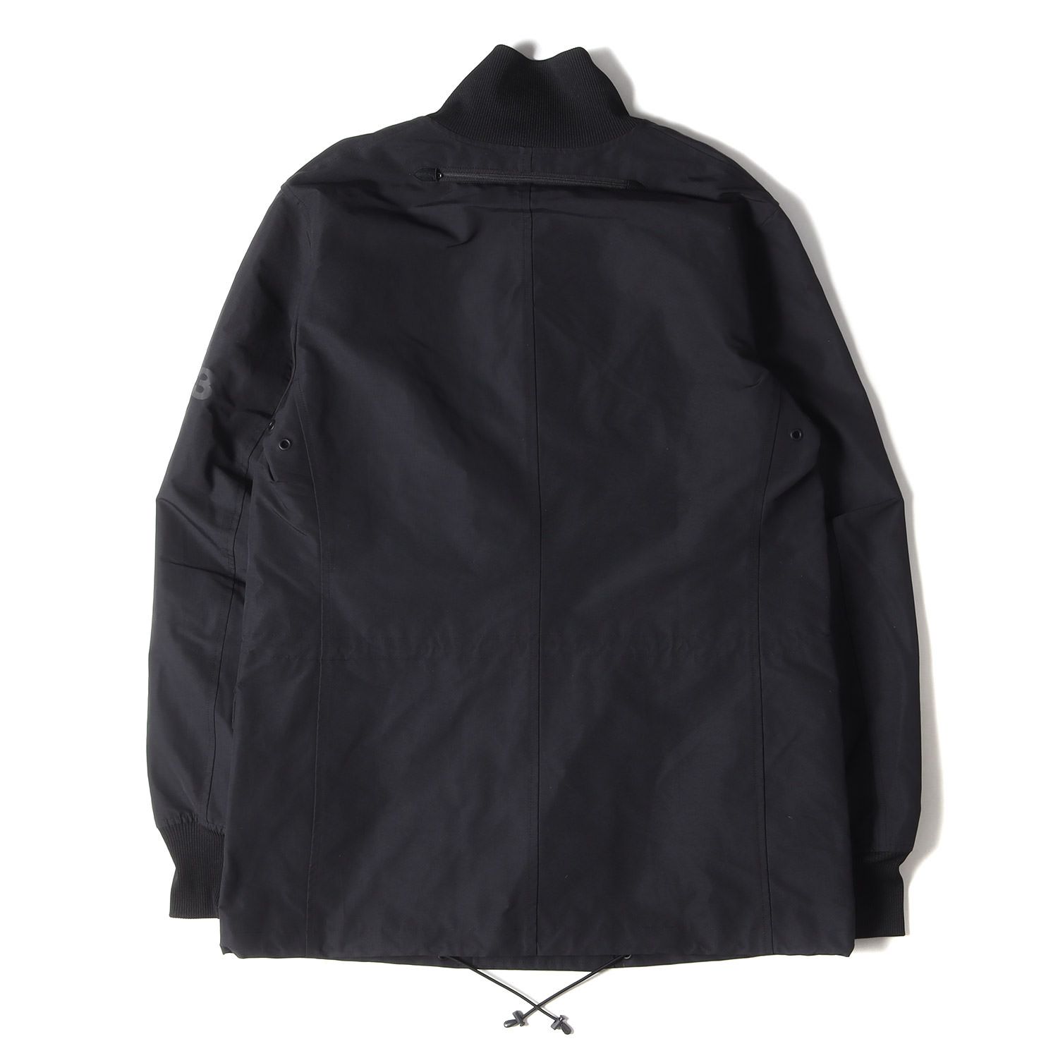 Y-3 黒いナイロンジャケット ハイネック Y-3 - | Y-3│Y-3 JKT コットン