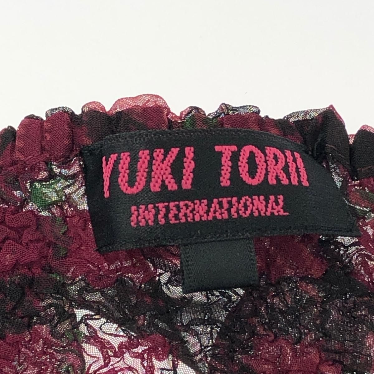 YUKI TORII ユキトリイ Gプリーツ カーディガン フリルカーディガン