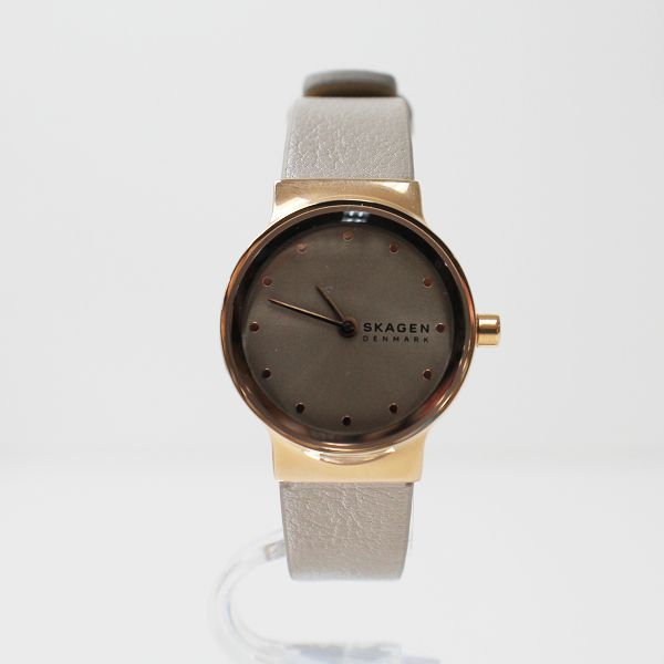 美品 SKAGEN スカーゲン FREJA フレヤ SKW3005 腕時計 /ライトベージュ-.【2400013367592】 SKAGEN - 美品 SKAGEN スカーゲン FREJA フレヤ SKW3005 腕時計
