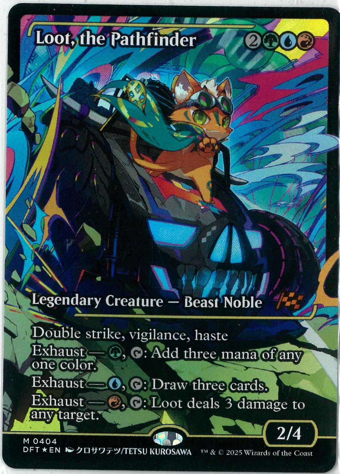 MTG　霊気走破　開拓者、おたから　ジャパンショーケースfoil　他2枚 FOIL/ジャパンショーケース/MTG/英語版/開拓者、おたから/Loot, the