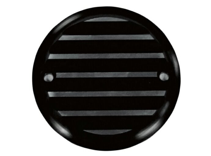 ポイントカバー FINNED 1970〜99年ビッグツイン 2004〜22年スポーツスター ブラック