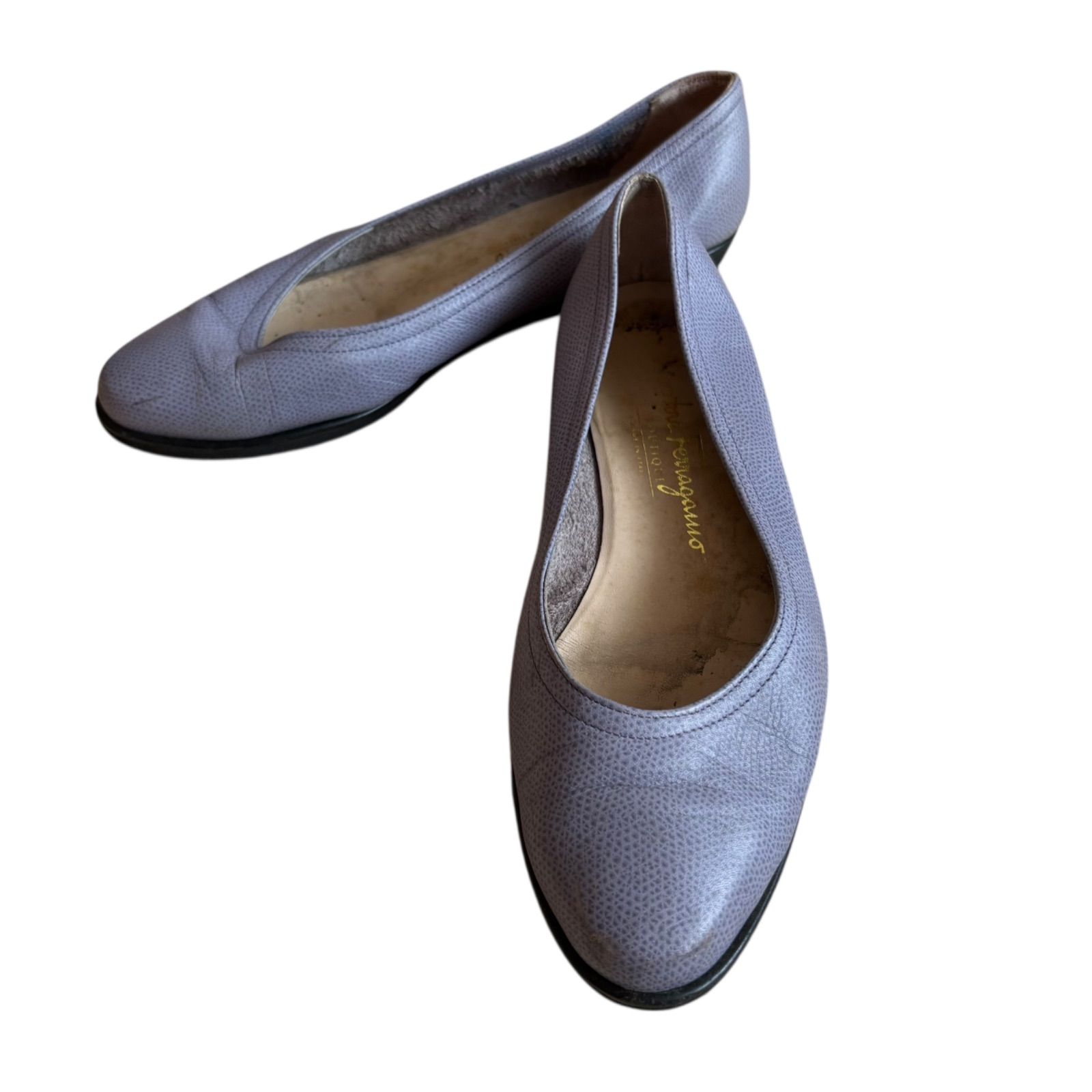 Z1563Ferragamo フェラガモ パンプス バレエシューズ フラットシューズ