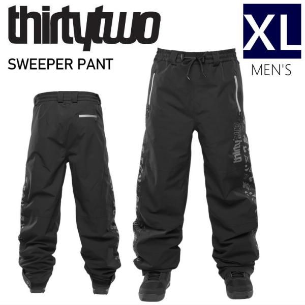 24-25 THIRTYTWO SWEEPER PNT BLACK XLサイズ メンズ スノーボード スノボウェア パンツ PANT 型落ち 日本 ◎