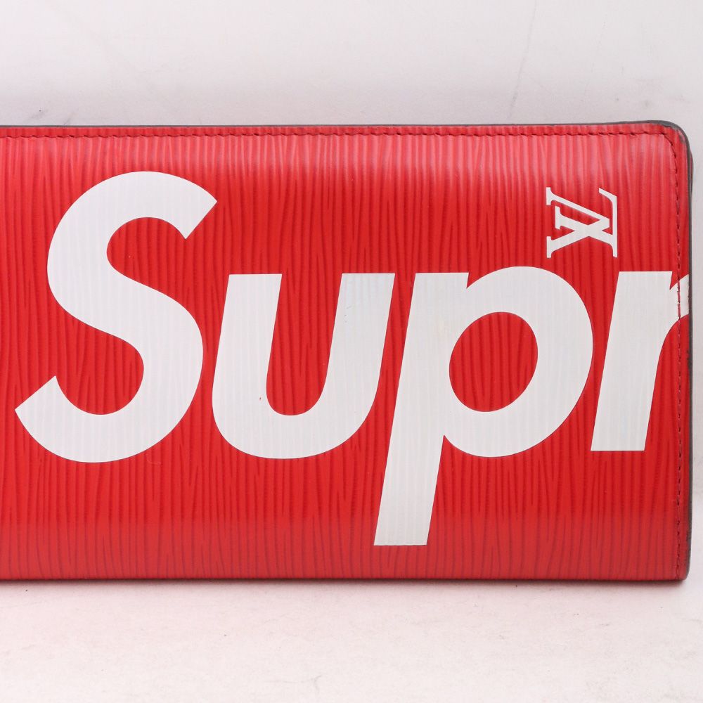 LOUIS VUITTON × SUPREME 二つ折り 長財布 - メルカリ