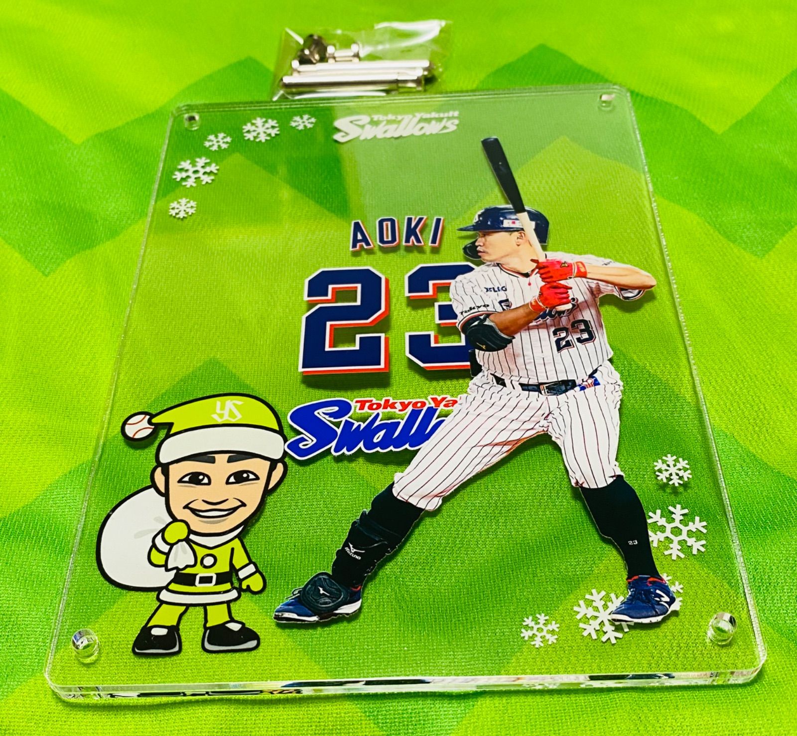 超美品 東京ヤクルトスワローズ 冷却タオル 23 青木宣親