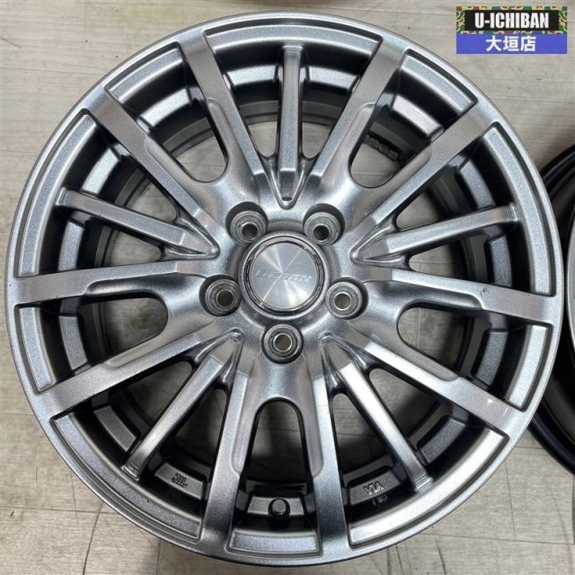 10月31日までの 価格 プリウス カローラスポーツ カローラツーリング 等 LEBEN 6-15 45 5H100 15インチ ホイール 4本セット _002R TRITUETUBI_COM