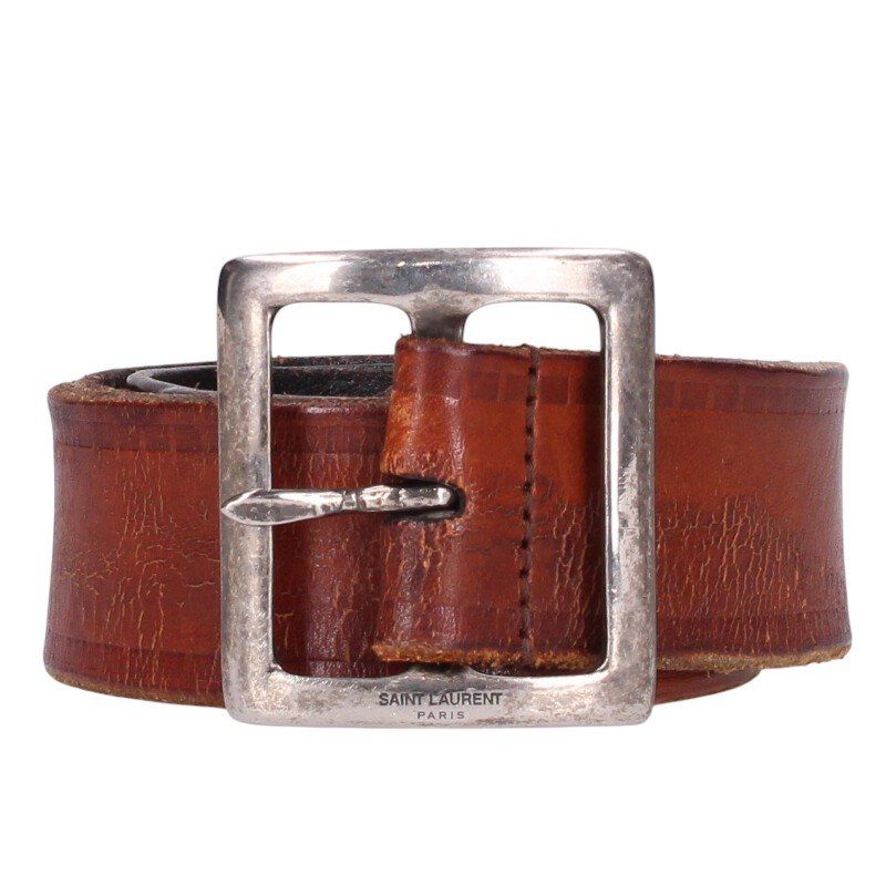 サンローランパリ 377694 レザーベルト メンズ 85