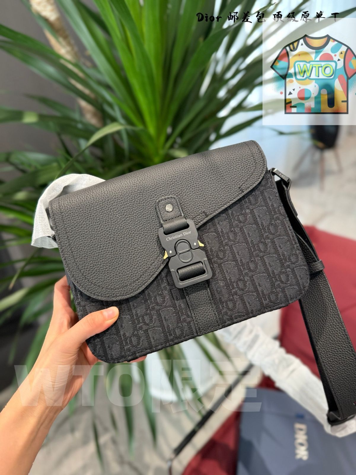 今日WTO】DIOR Men's Saddle Messenger Bag ディオール メンズ