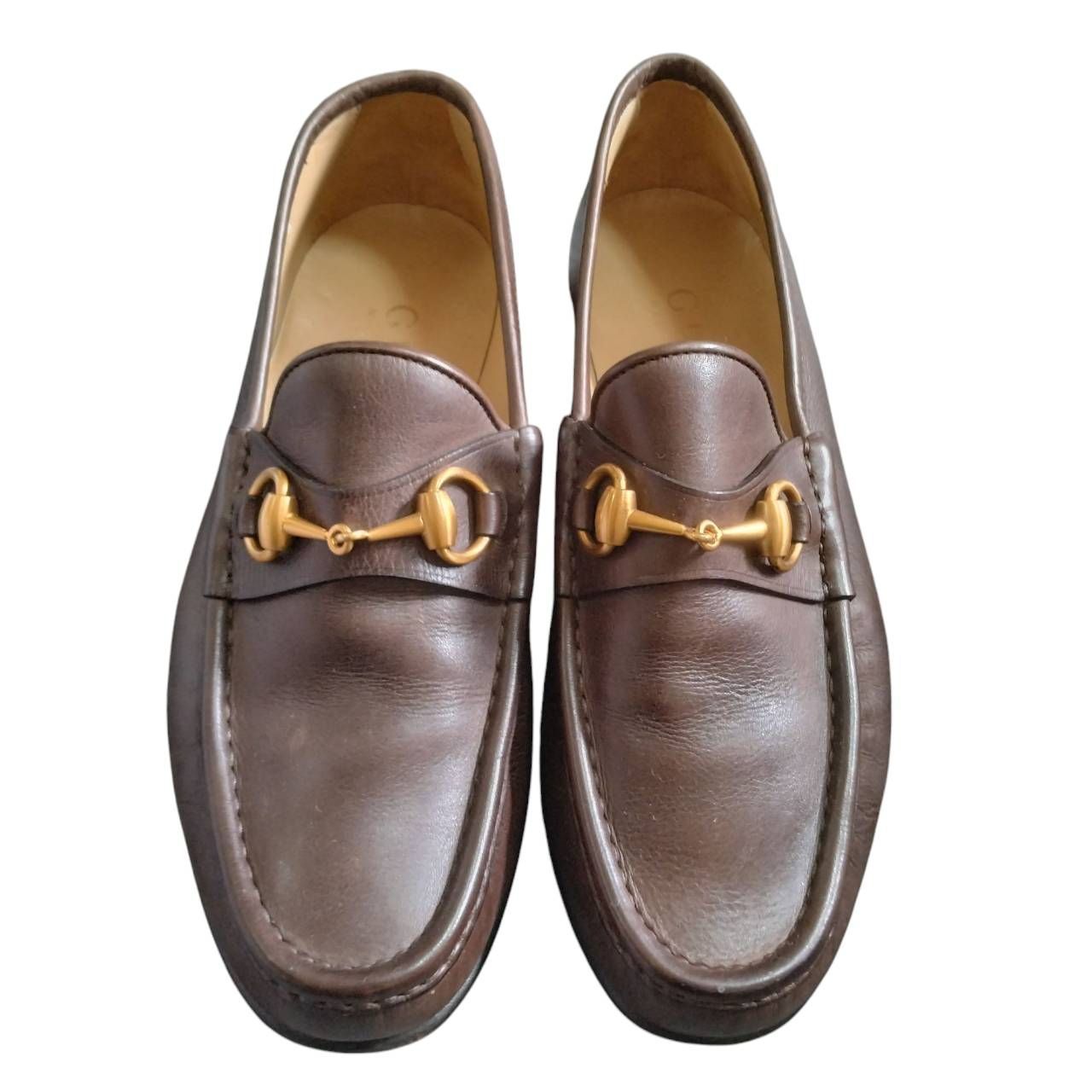 グッチ　Gucci ローファー 中古・古着通販】GUCCI (グッチ) ビットローファー ブラック