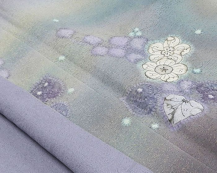 KJ Beauty K0683 美品 逸品 上品 辻が花絞り 正絹 訪問着 KJ Beauty 様専用K0683 美品 逸品 上品 辻が花絞り 正絹 訪問着
