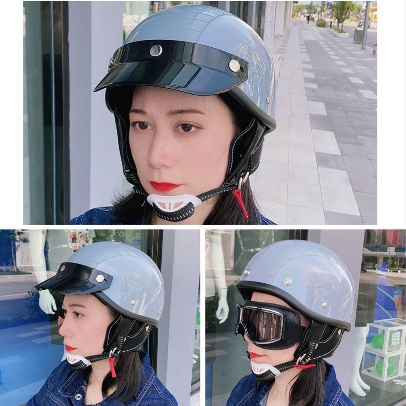 バイク用ヘルメット 半キャップヘルメット ハーフヘルメット 男女兼用 超軽量