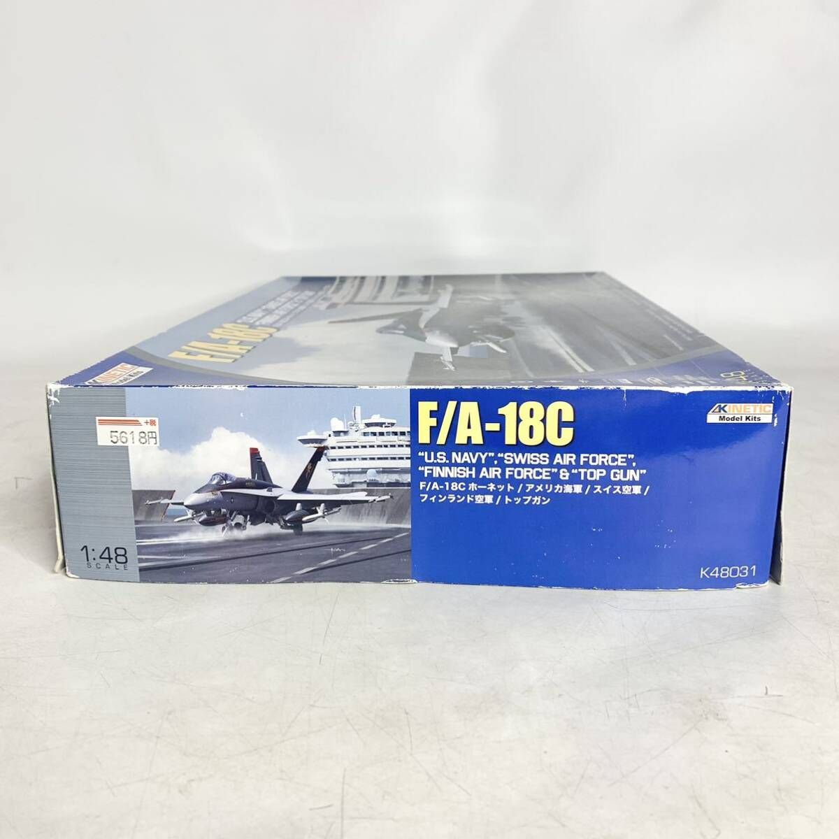 未組立 キネティック 1/48 F/A-18C ホーネット アメリカ海軍 スイス空軍 フィンランド空軍 トップガン プラモデル kinetic  K48031 - メルカリ