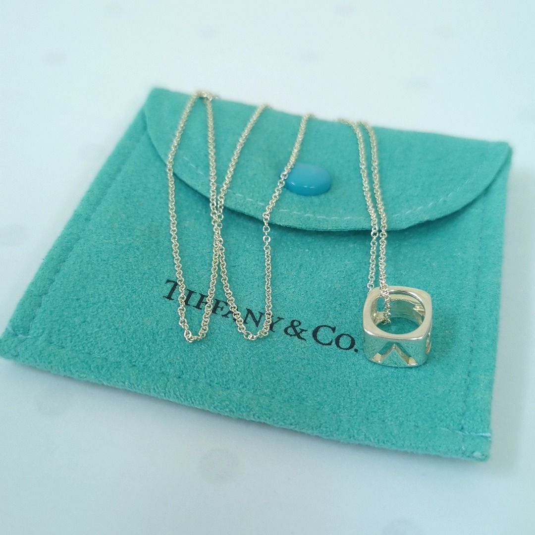 TIFFANY ティファニー LOVE キューブ ネックレス シルバー925 - メルカリ