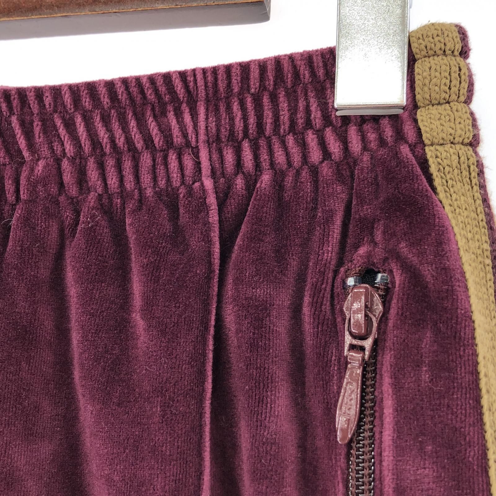 Needles 20aw ベロアトラックパンツ XS NEEDLES（ニードルズ）Narrow Track Pant（ナロートラックパンツ