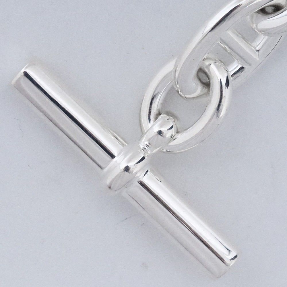 HERMES TGM シェーヌダンクル ブレスレット 10コマ シルバー - メルカリ