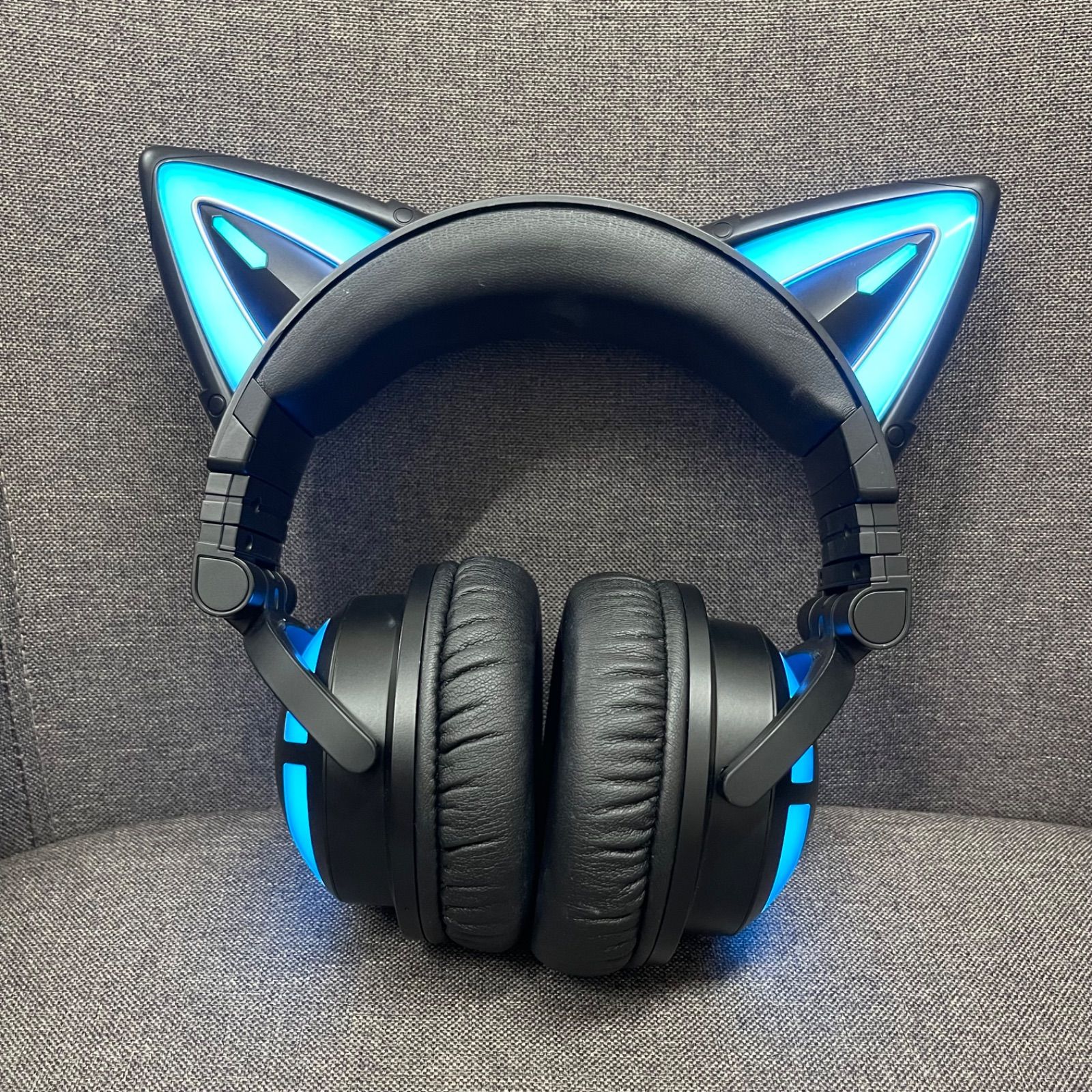 YOWU 猫耳ヘッドホン 3s ブラック YOWU 猫耳ヘッドホン 3S 3世代