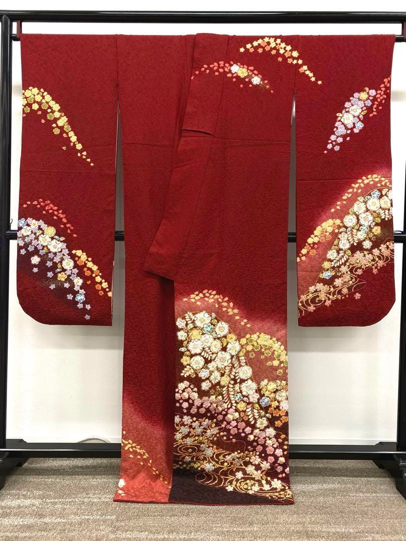 振袖 豪華 金通し 金彩 辻が花 身丈167cm 撥水加工済 - メルカリ