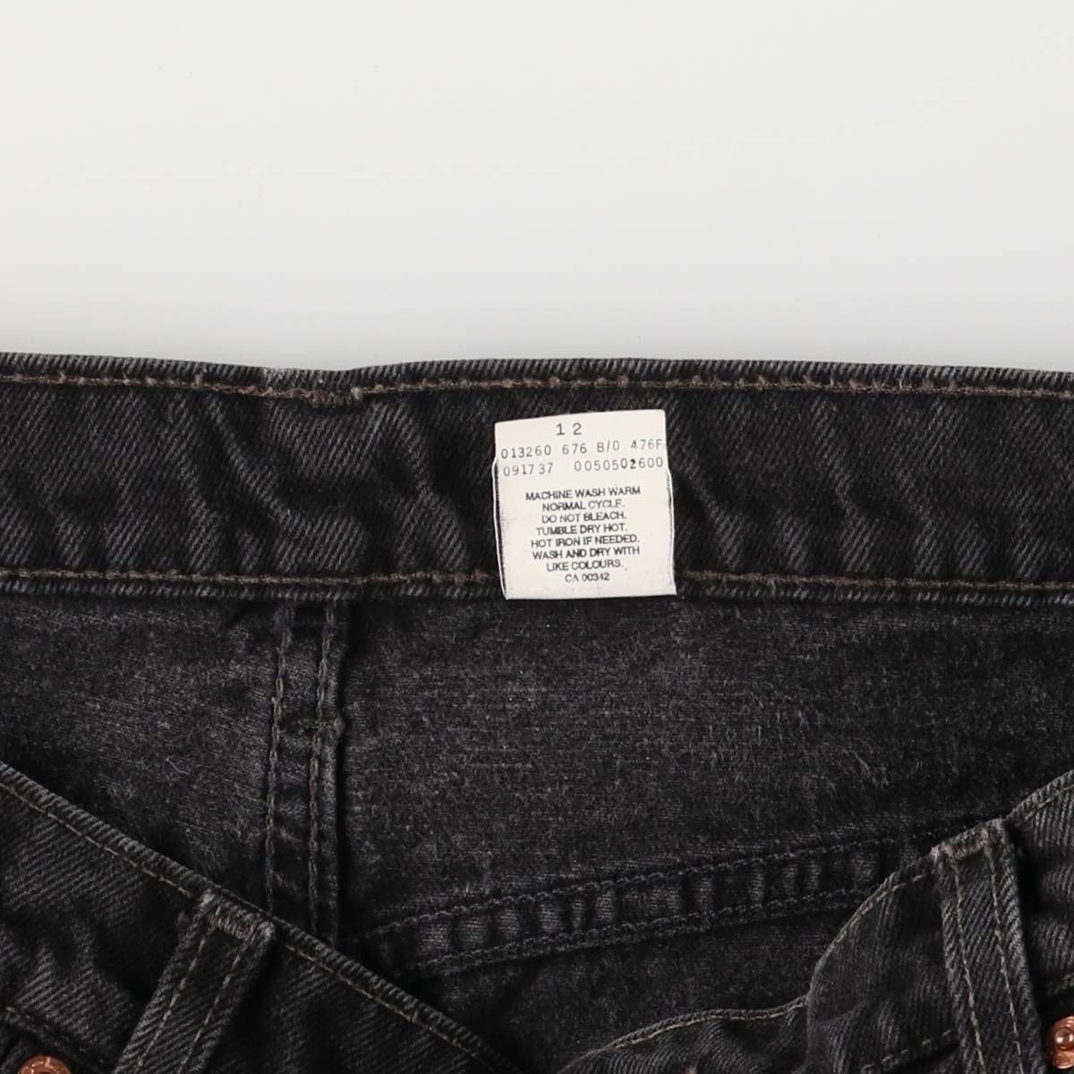 ブラックデニム