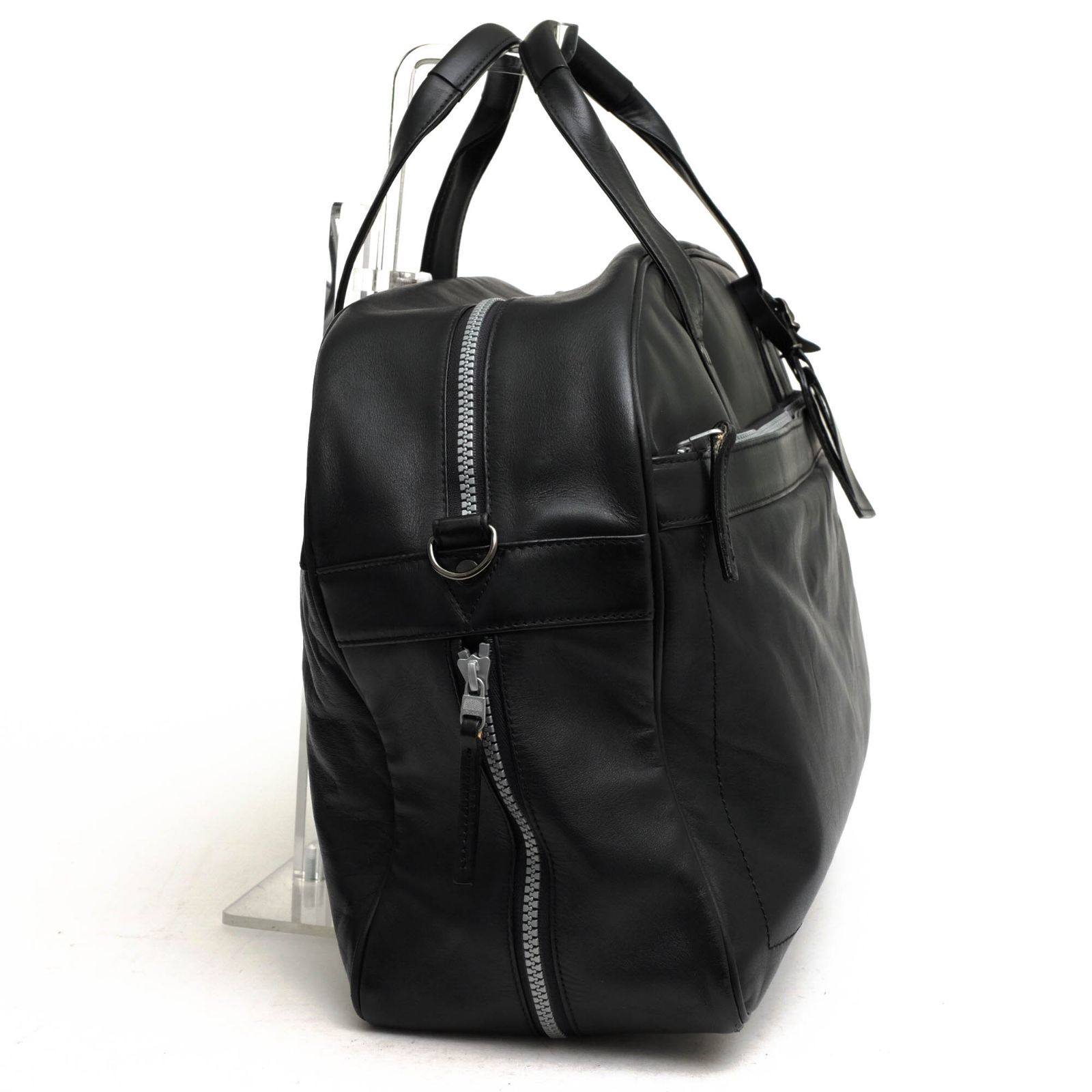 鴻池製作所／KONOIKE バッグ ボストンバッグ 鞄 旅行鞄 メンズ 男性 男性用レザー 革 本革 ブラック 黒