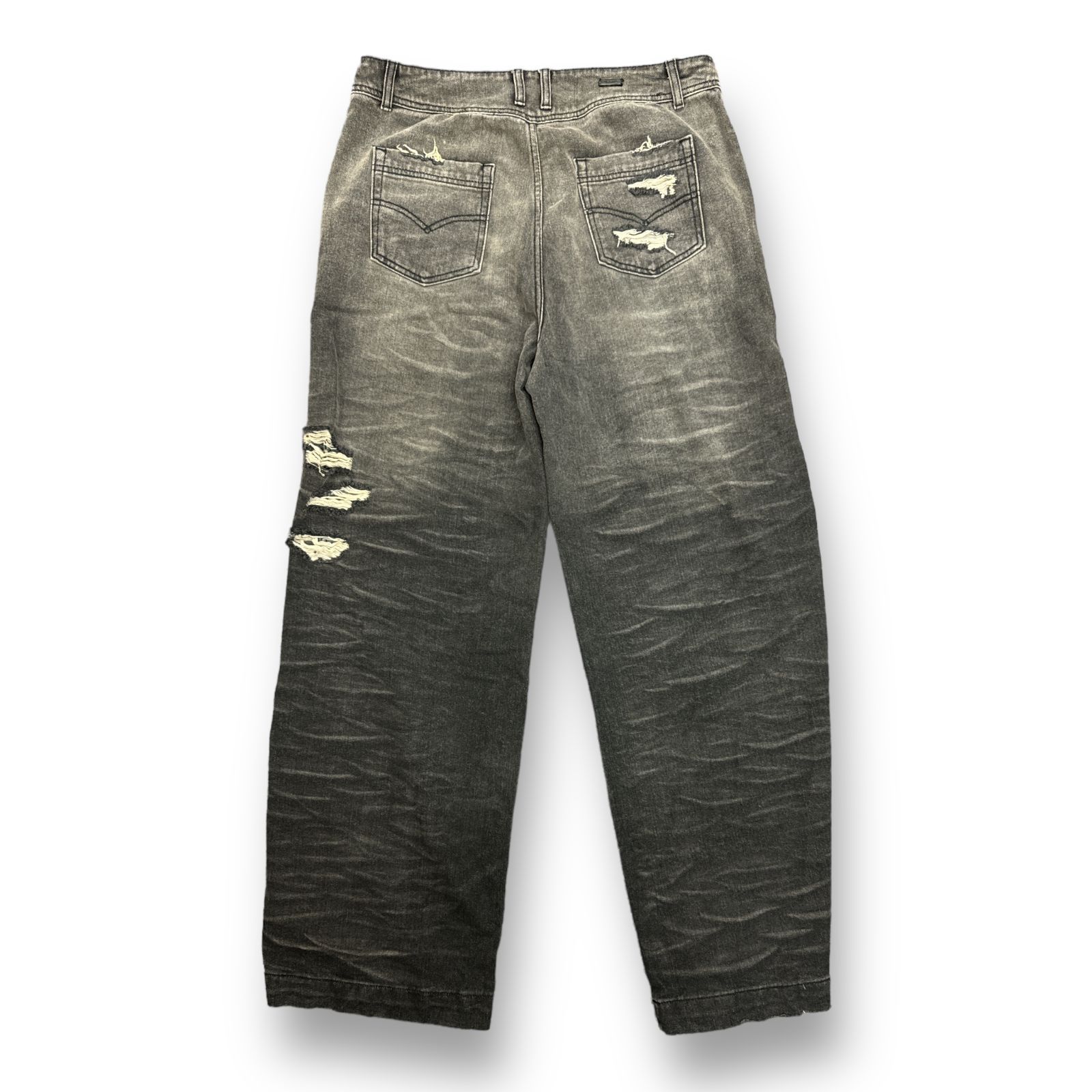 ADERERROR Rueta jeans ジーンズ ワイドクラッシュ ダメージデニム 