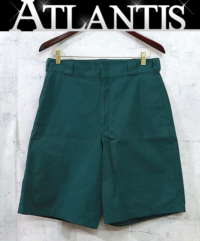 【広尾店】 美品 プラダ PRADA ハーフパンツ コットン100% グリーン size46 【14413】