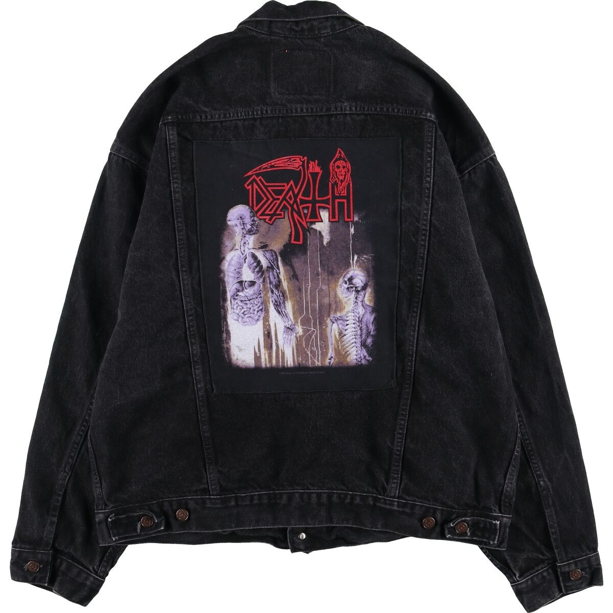 90s アメリカ製　Levi’s 70507-4159 Gジャン　古着 古着 90s Levi's 70507-4159 デカタグ サルファ ブラック デニム