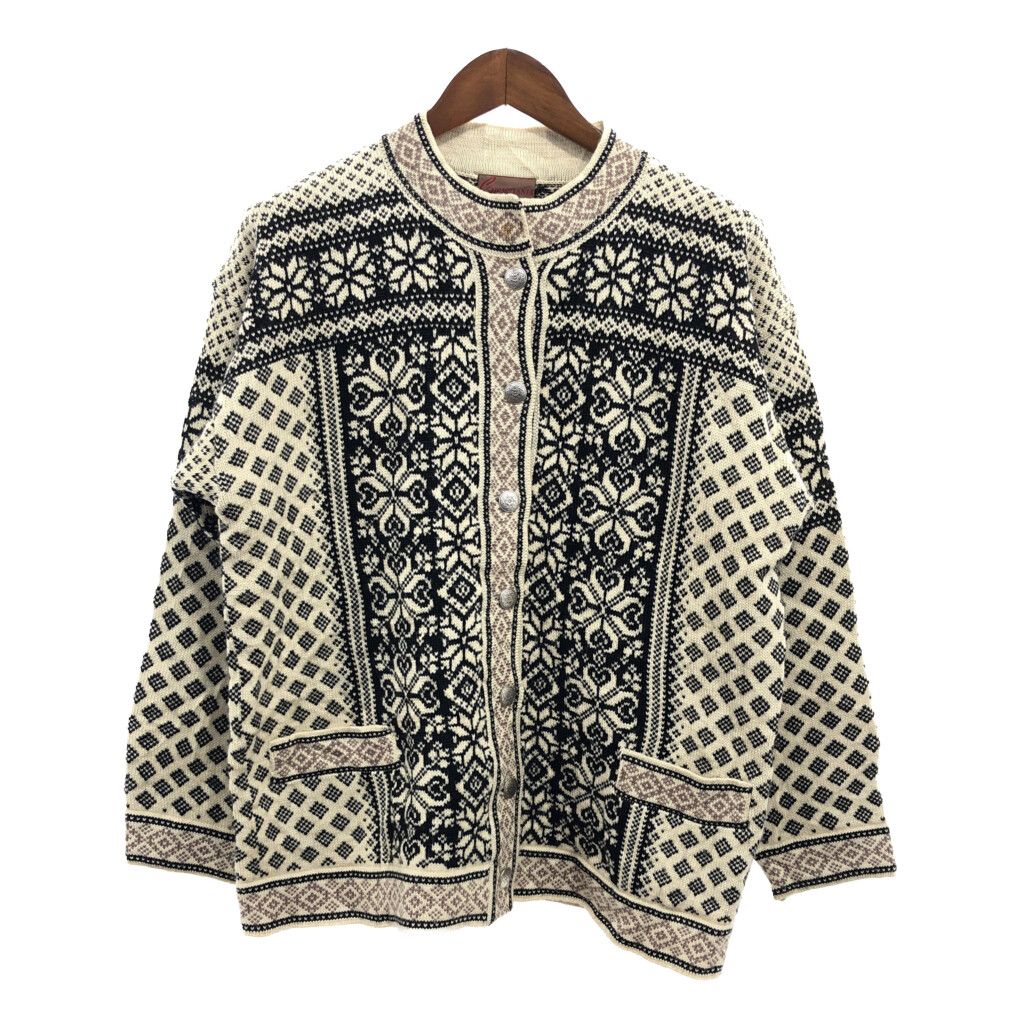 CHRISTIANIA SWEATERS チロリアンニット セーター トップス カジュアル ユーロ ノルディック ブラック (レディース L) 中古 古着 P6254 CHRISTIANIA SWEATERS チロリアンニット セーター トップス