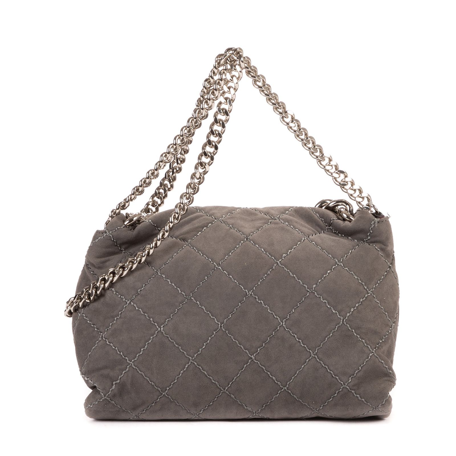 中古] Stella McCartney ステラ マッカートニーベケットフラップグレー 