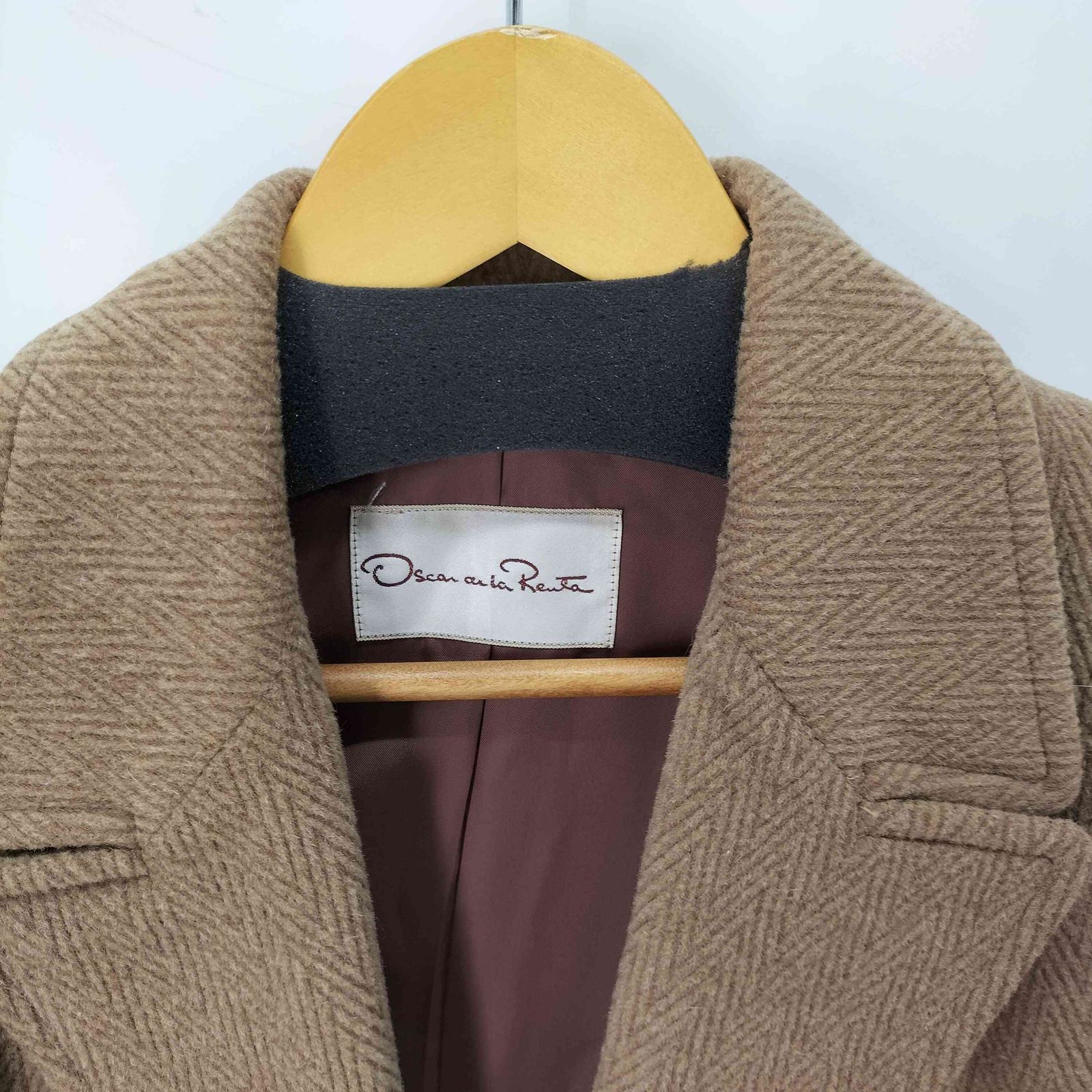 オスカーデラレンタ oscar de la renta ウール混 チェスター