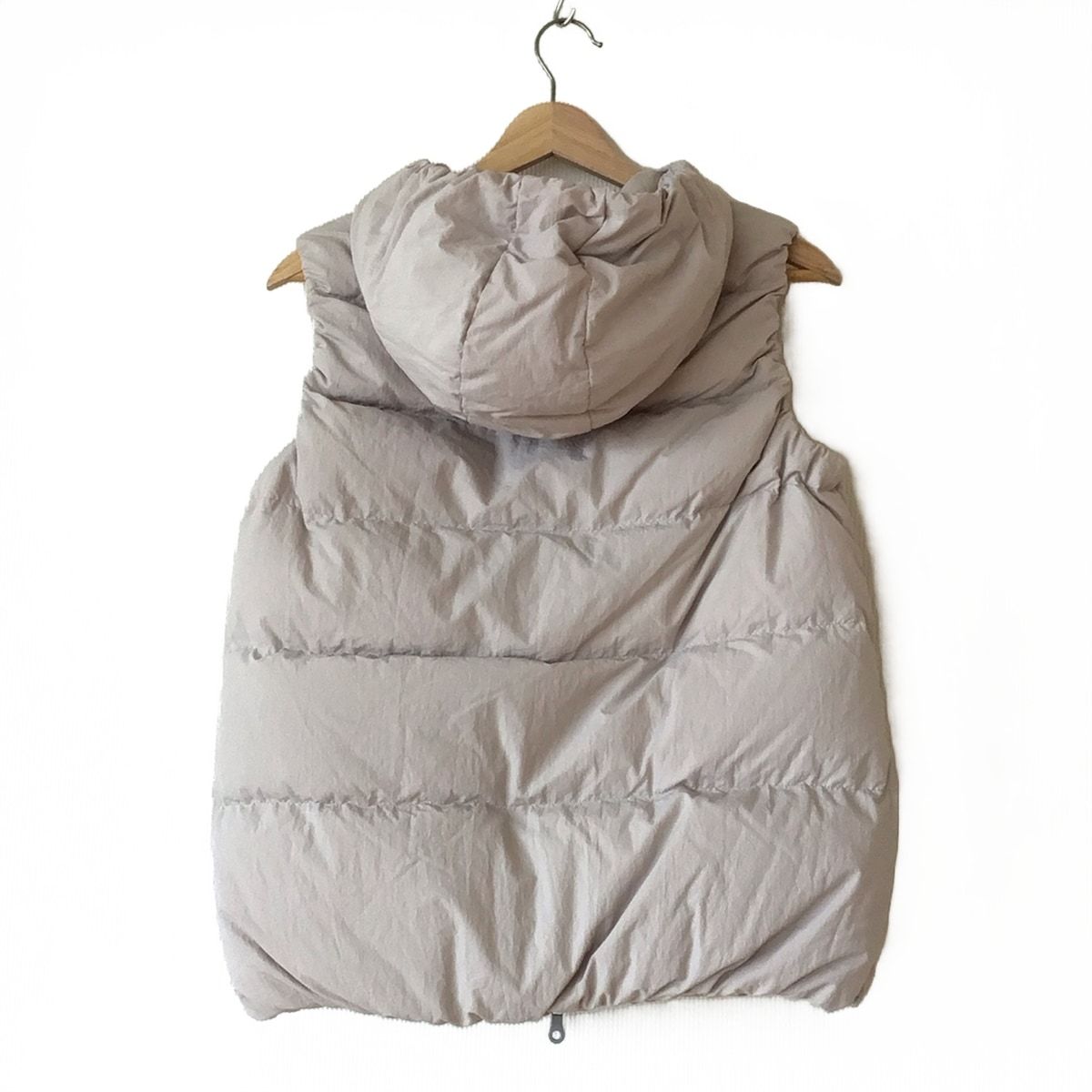 theory luxe セオリーリュクス ダウンベスト サイズ38 M レディース - ライトグレー ジップアップ 冬