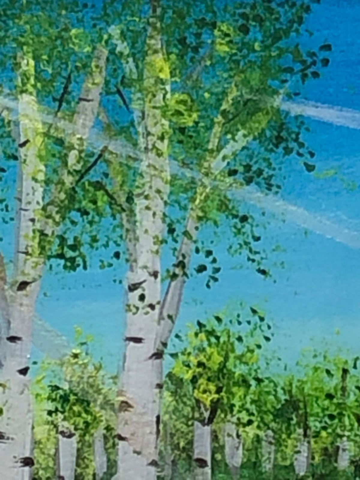 绘画「春の小川」アクリル絵/新品額縁 - メルカリ