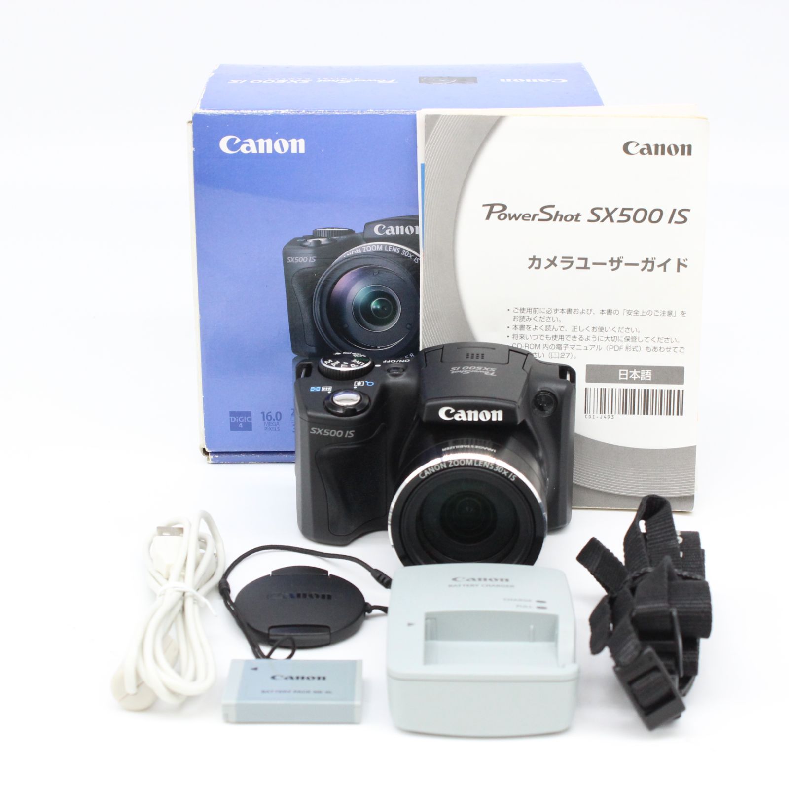 ≪極上品≫ Canon PowerShot SX500 IS ボディ ブラック