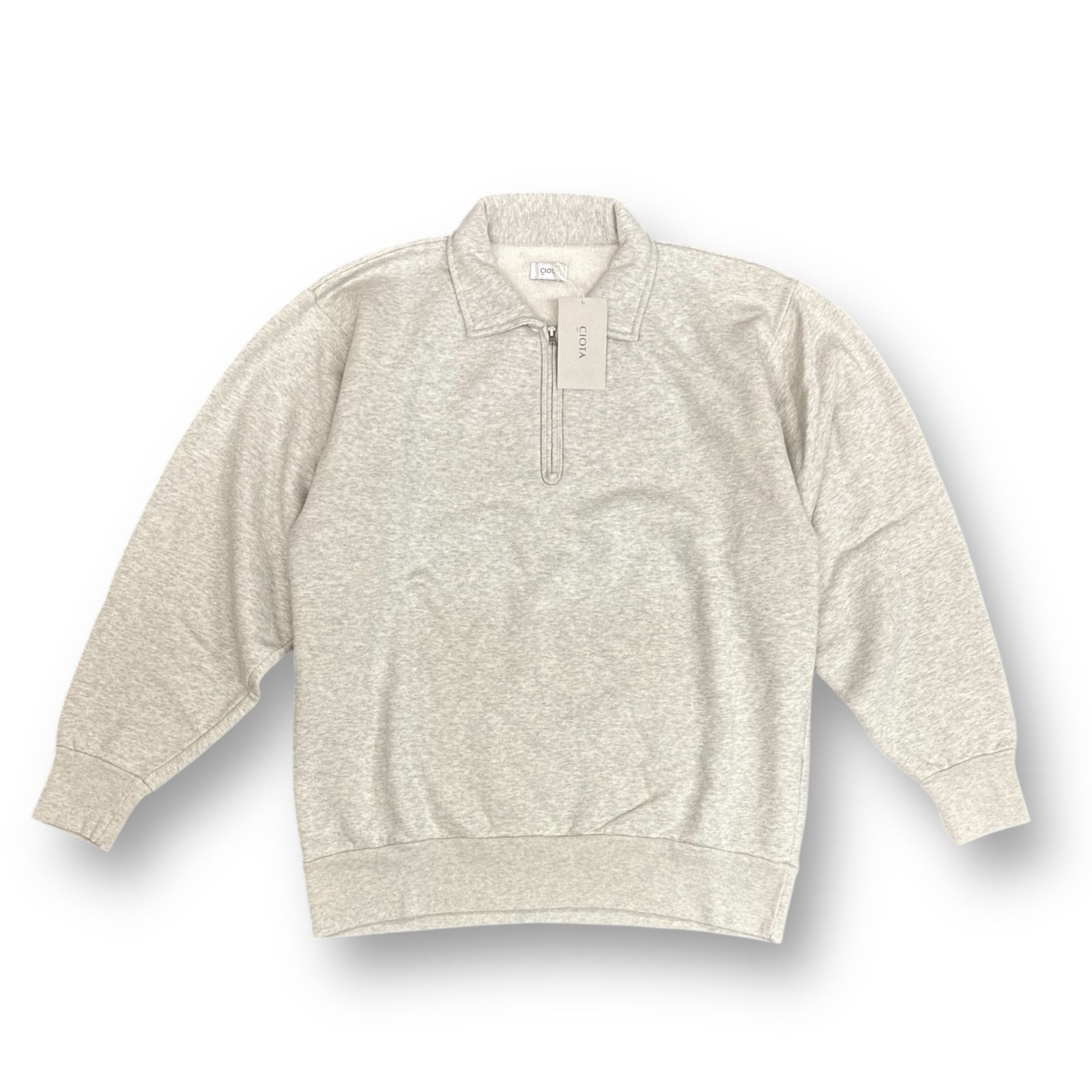 CIOTA　シオタ　スウェット　グレー　吊り編み CIOTA グレー スウェット CIOTA シオタ スウェット グレー 吊り編み