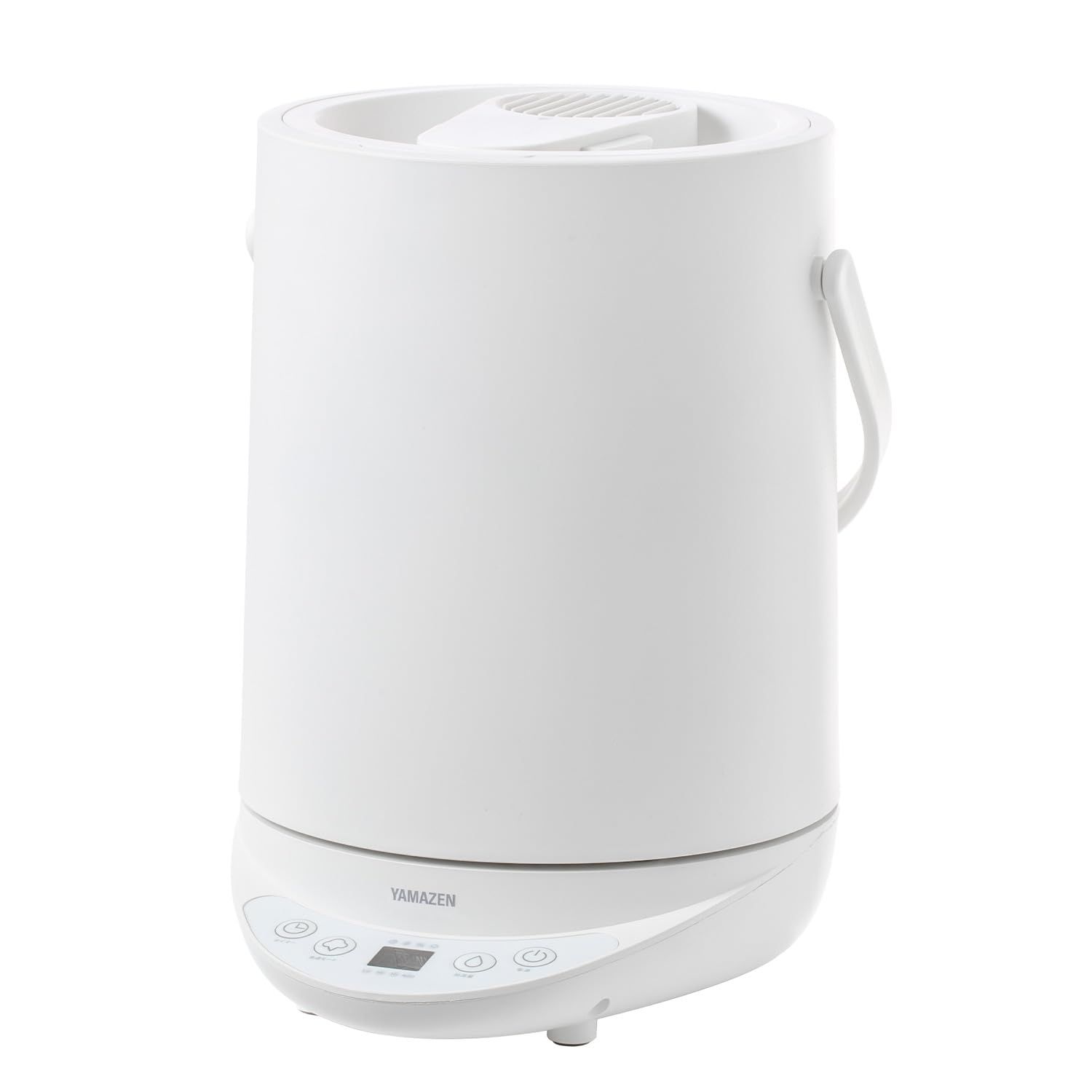 山善 加湿器 加熱式 スチーム式 上から給水 木造-8.5畳 | プレハブ洋室-14畳 お手入れ簡単 タイマー付き 加湿量3段階調整 急速モード搭載 ホワイト KS-GD281 W