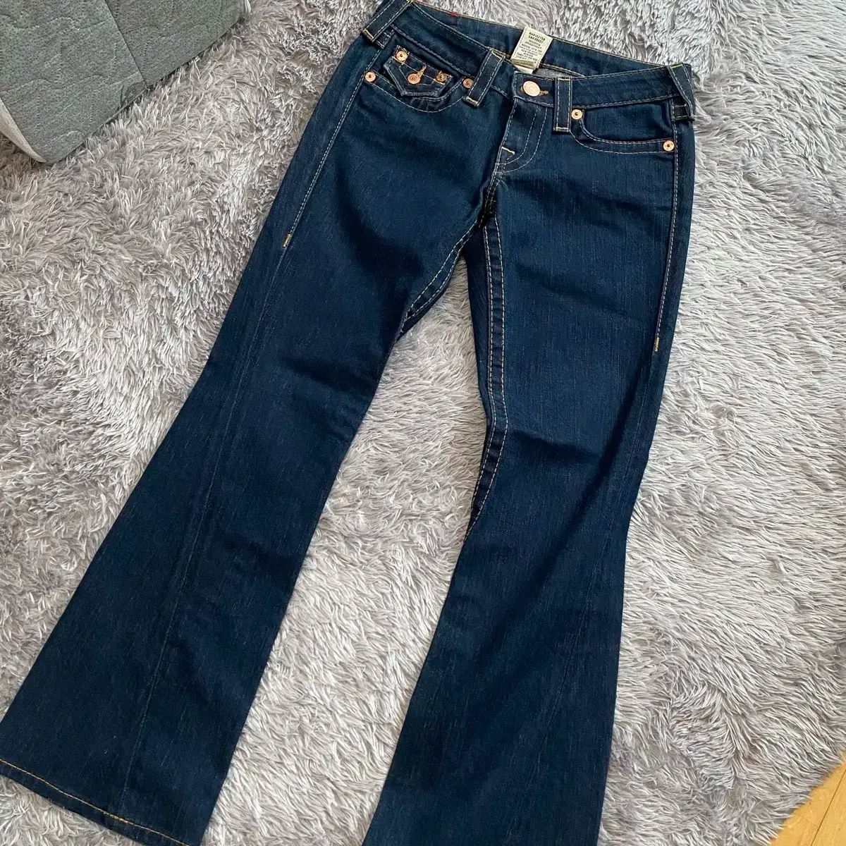 TRUE RELIGIONトゥルーレリジョン JOEY デニムジーンズパンツ TRUE RELIGION トゥルーレリジョン RAINBOW JOEY ブーツカット