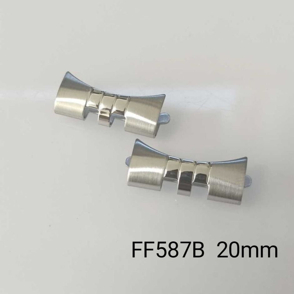 FF587B 腕時計 修理交換用 社外部品 フラッシュフィット 20mm ジュビリー用 【対応】ロレックス 6430/6466等 ROLEX 互換パーツ  弓カン - メルカリ