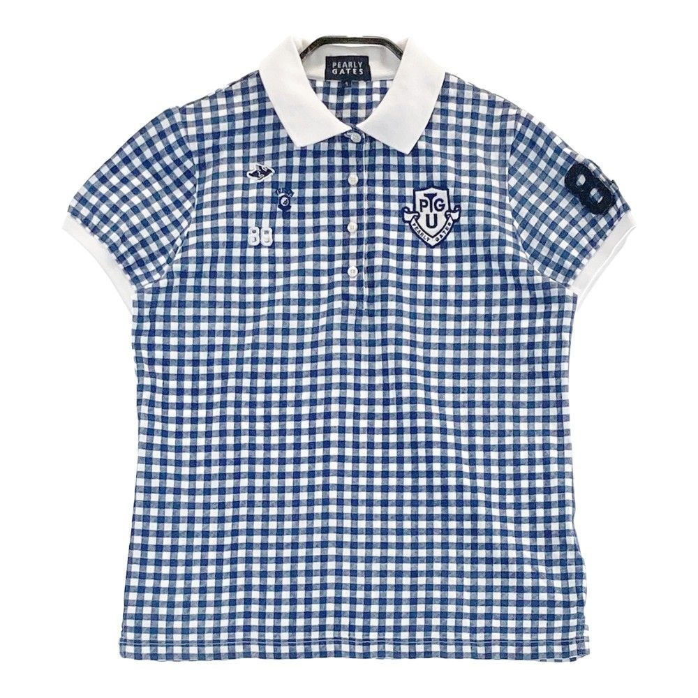 パーリーゲイツチェック柄 レディース ポロシャツ パーリーゲイツチェック柄 レディース ポロシャツ PEARLY GATES