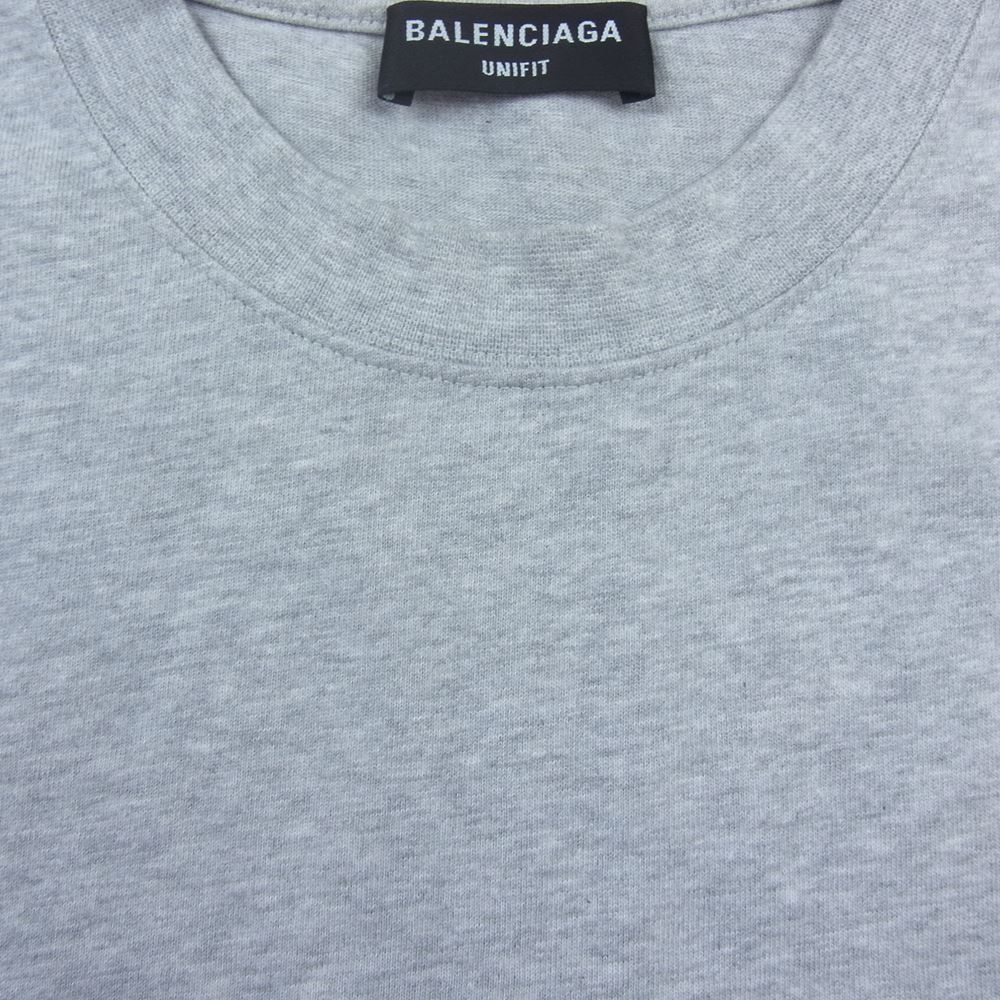 BALENCIAGA バレンシアガ 22SS 676589 TLVF1 スライム ロゴ プリント T