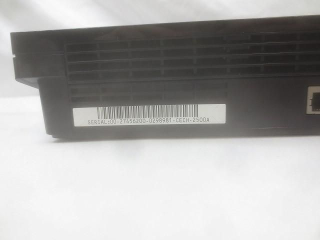 品 ゲーム プレイステーション3 PS3本体 CECH-2500A チャコールブラック 動作品 付き AR_KOOLFOOD_TN