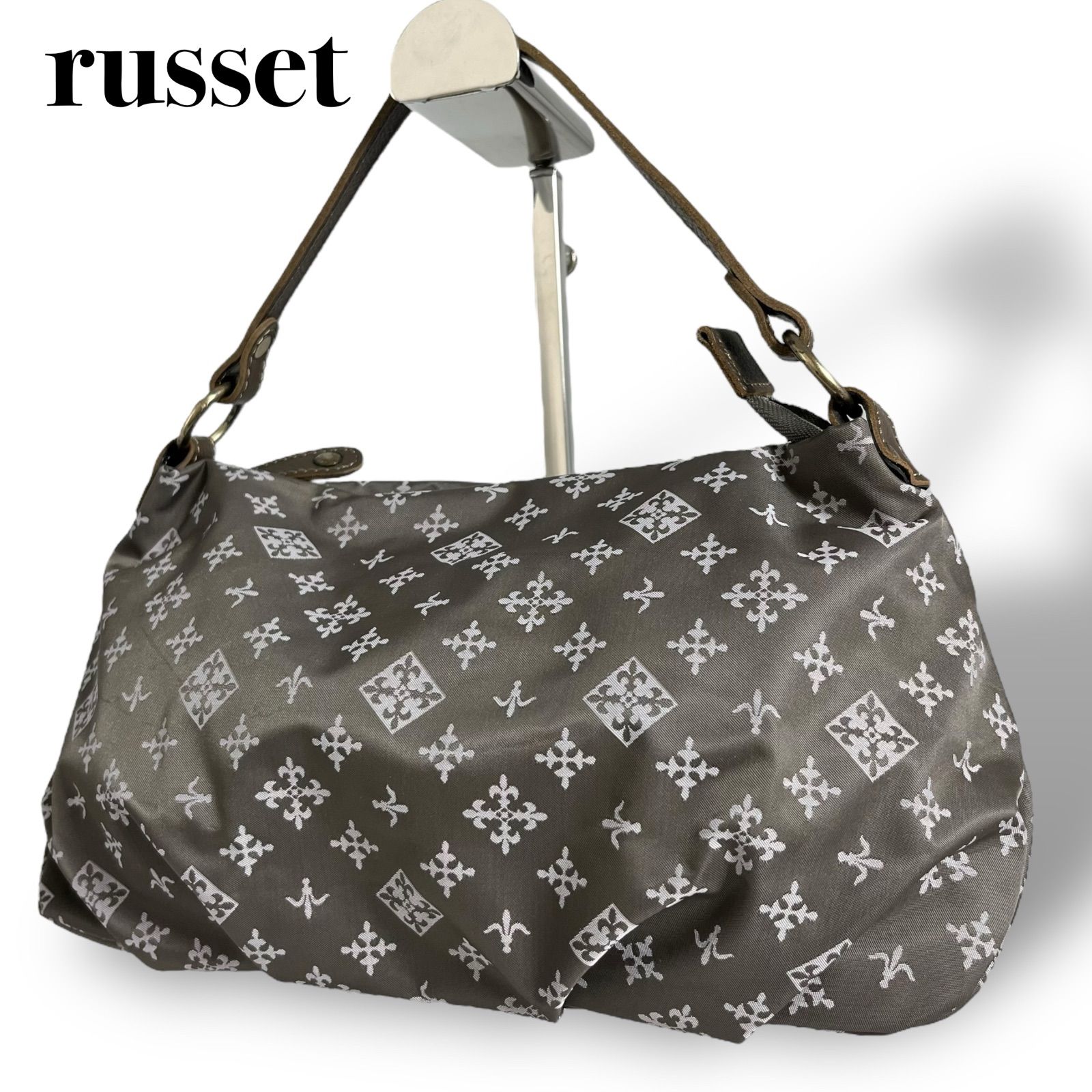 極美品】russet ラシット ショルダーバッグ ハンドメバッグ レディース 