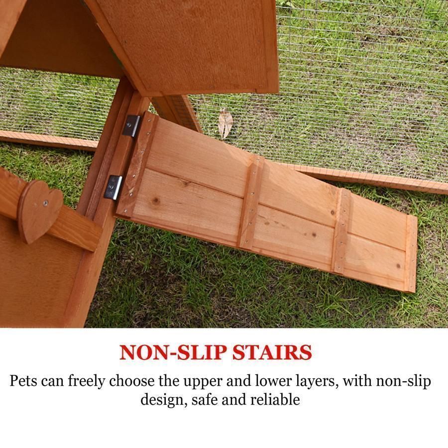 鶏小屋 屋外チキンコープ 木製耐候性鶏舎 家庭用 飼育ケージ 砂アスファルト屋根の家禽ケージ 亜鉛メッキメッシュとトレイ マルチドアデザ STEELWINDOWSANDDOORS_COM