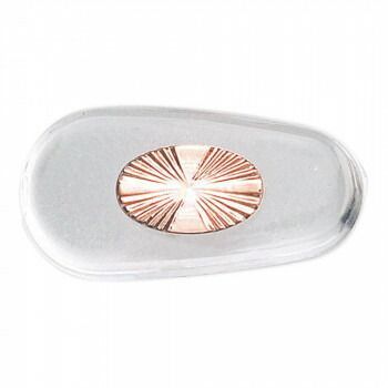 眼鏡部品 P-508 縁無枠用シリコンパッド 金 小 50ペア入 5P508