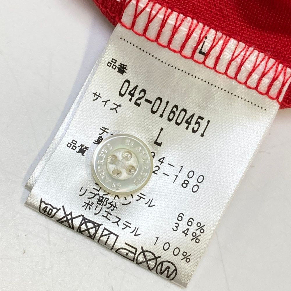 サイズ：LL ST ANDREWS セントアンドリュース  半袖ポロシャツ  レッド系 [240101424211] ゴルフウェア メンズ ストスト 美品】ST ANDREWS セントアンドリュース 半袖ポロシャツ レッド