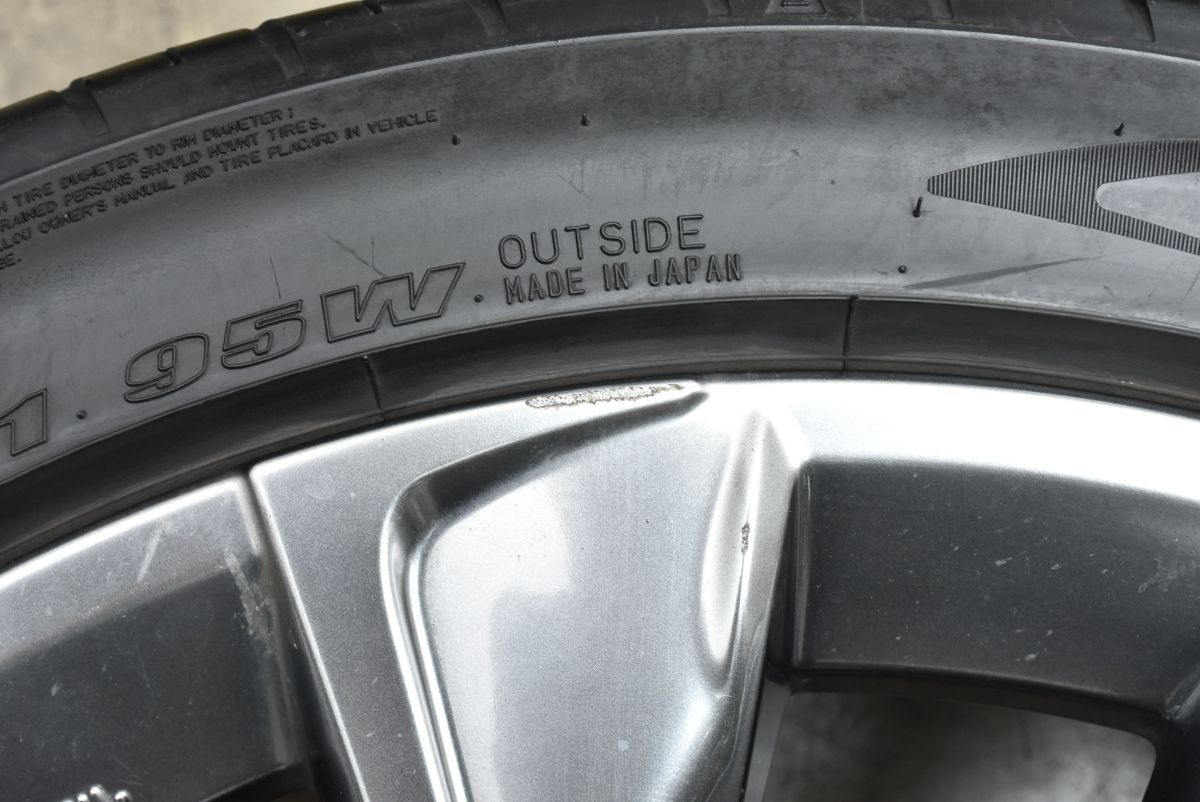 試着 交換用に トヨタ クラウンクロスオーバー Z 純正 21in 7.5J 35 PCD114.3 ダンロップ SPスポーツマックス 055 225 45R21 速い船積み!