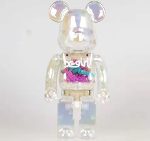 ベアブリック　be@rbrick　X-girl　エックスガール　400% １体 X-girlとメディコム・トイ社による「BE@RBRICK (ベアブリック