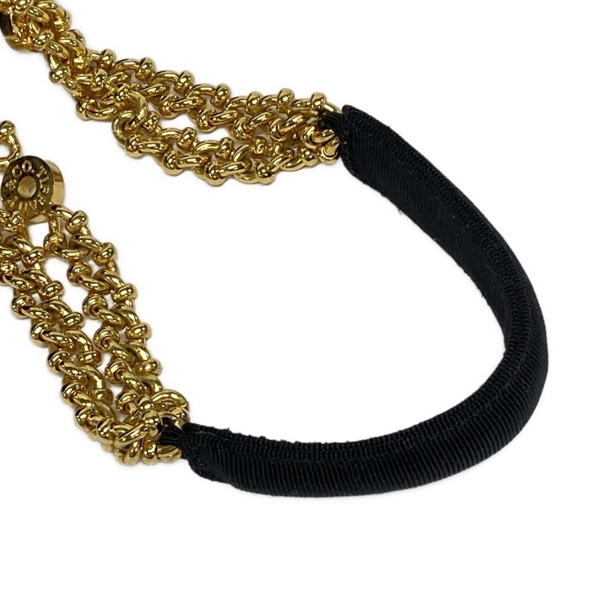 TIFFANY&Co.(ティファニー) ハンドバッグ - 黒×ゴールド ヴィンテージ  