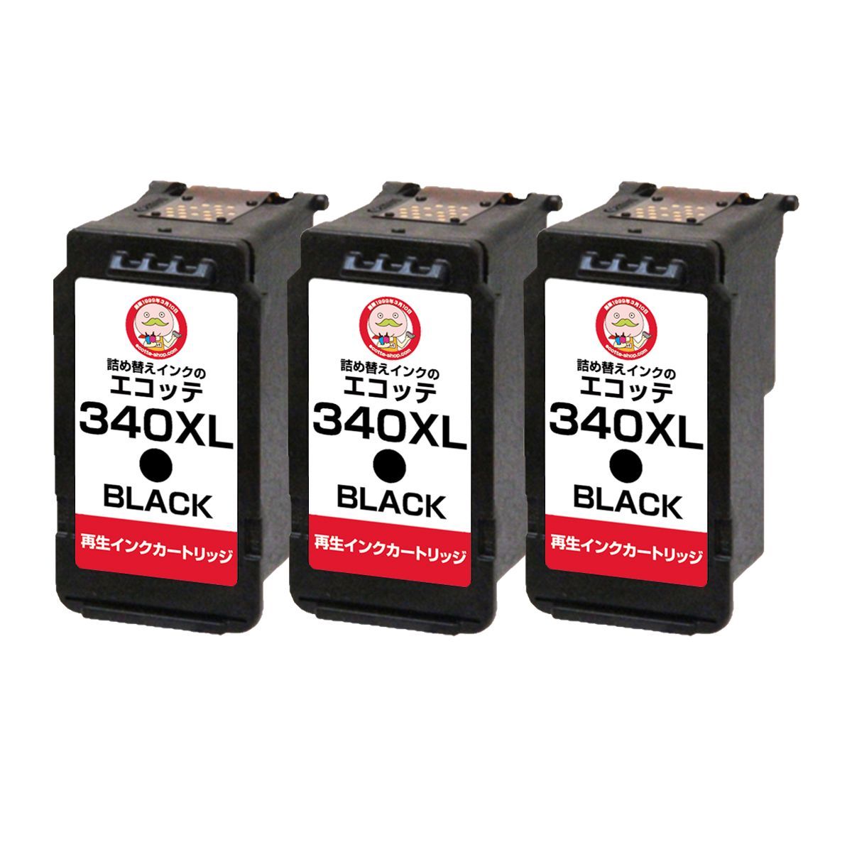 1年保証付BC-340XL Canon ( キヤノン ⁄ キャノン ) 用 リサイクル