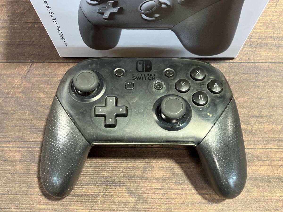 ジャンク 【箱付き】Nintendo Switch Proコントローラー - メルカリ