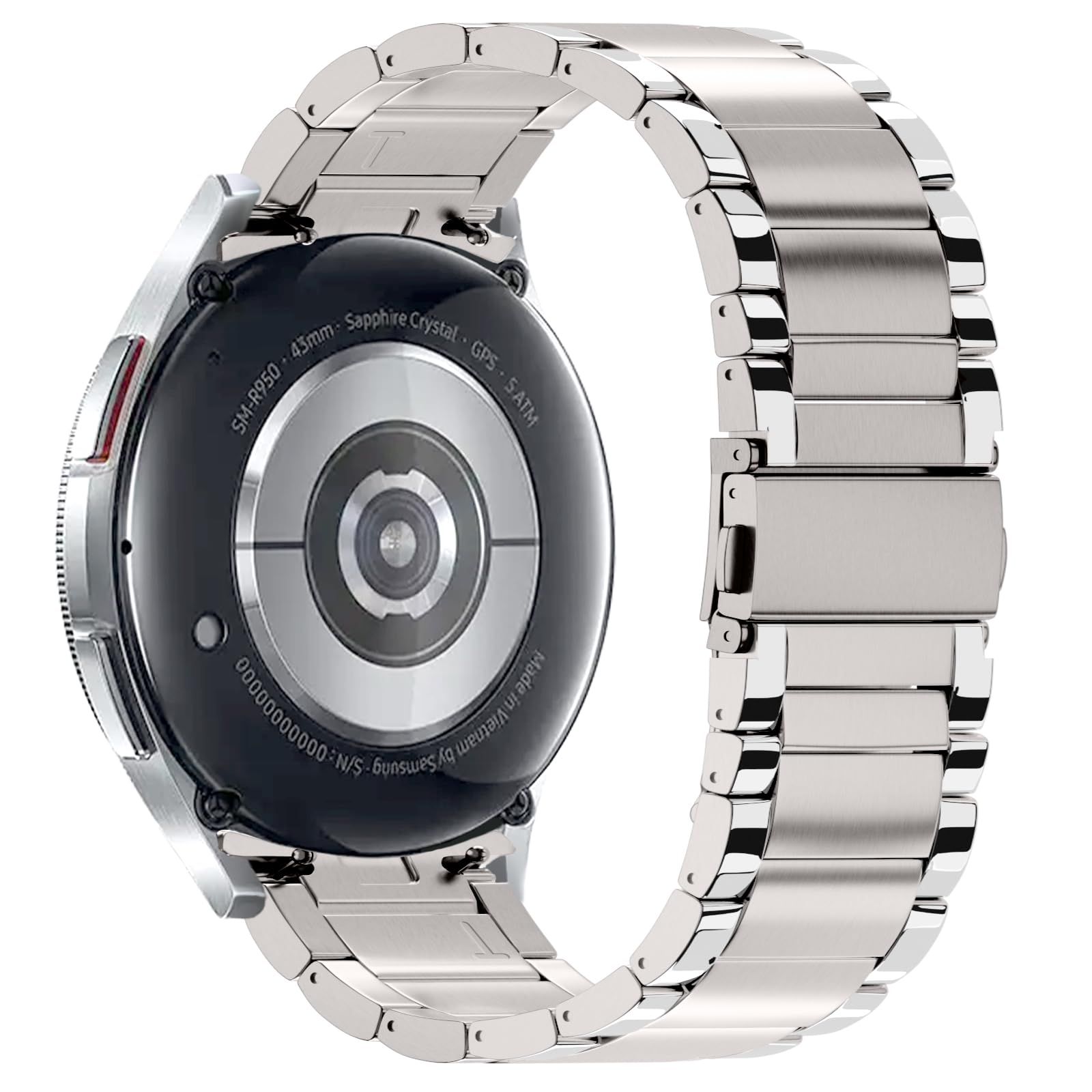 LDFAS Samsung Galaxy Watch 7/6 Classic 47mm 43mm/5 Pro 45mmバンド 